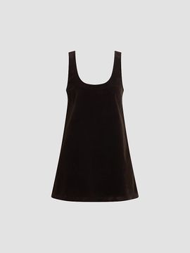 Joe's Jeans Women's The Scoopneck Faux-Suede Mini Dress