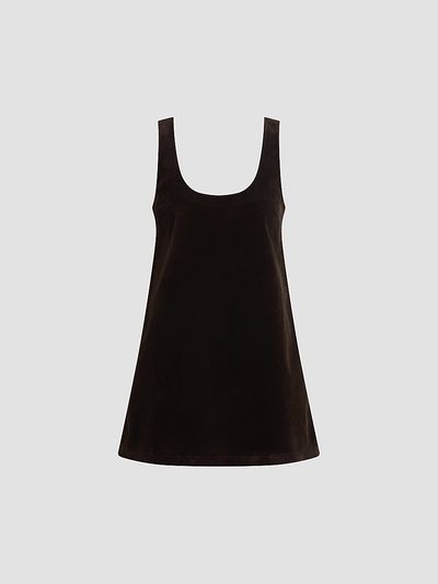 Joe's Jeans Women's The Scoopneck Faux-Suede Mini Dress
