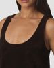 Joe's Jeans Women's The Scoopneck Faux-Suede Mini Dress - 5