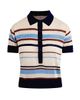 Joe's Jeans Women's The Stella Striped Polo Sweater - 1