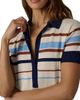 Joe's Jeans Women's The Stella Striped Polo Sweater - 6