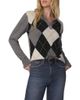 Joe's Joe's Argyle Cashmere Polo Sweater - 1