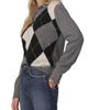 Joe's Joe's Argyle Cashmere Polo Sweater - 3