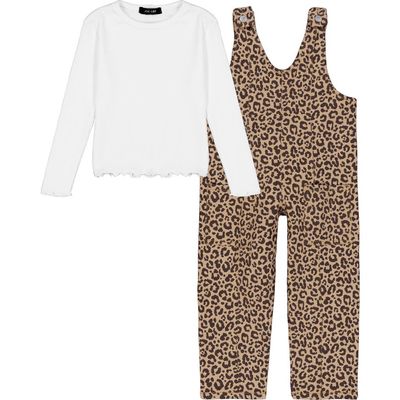 Joe's Joe's Long Sleeve Top & Overalls Set