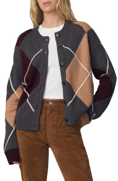 Joe's Joe's Relaxed Fit Argyle Cardigan