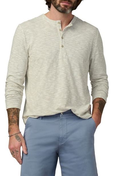 Joe's Joe's Stripe Long Sleeve Henley