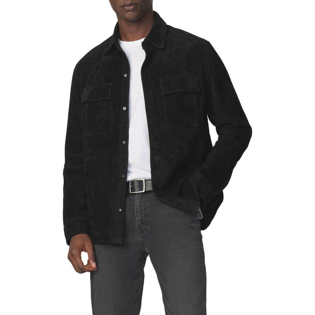 Joe's Joe's Suede Snap-Up Overshirt
