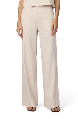 Joe's Joe's The Clean Stripe Wide Leg Linen Blend Pants
