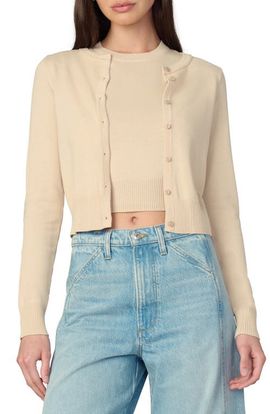 Joe's Joe's The Dani Crop Cotton Blend Cardigan