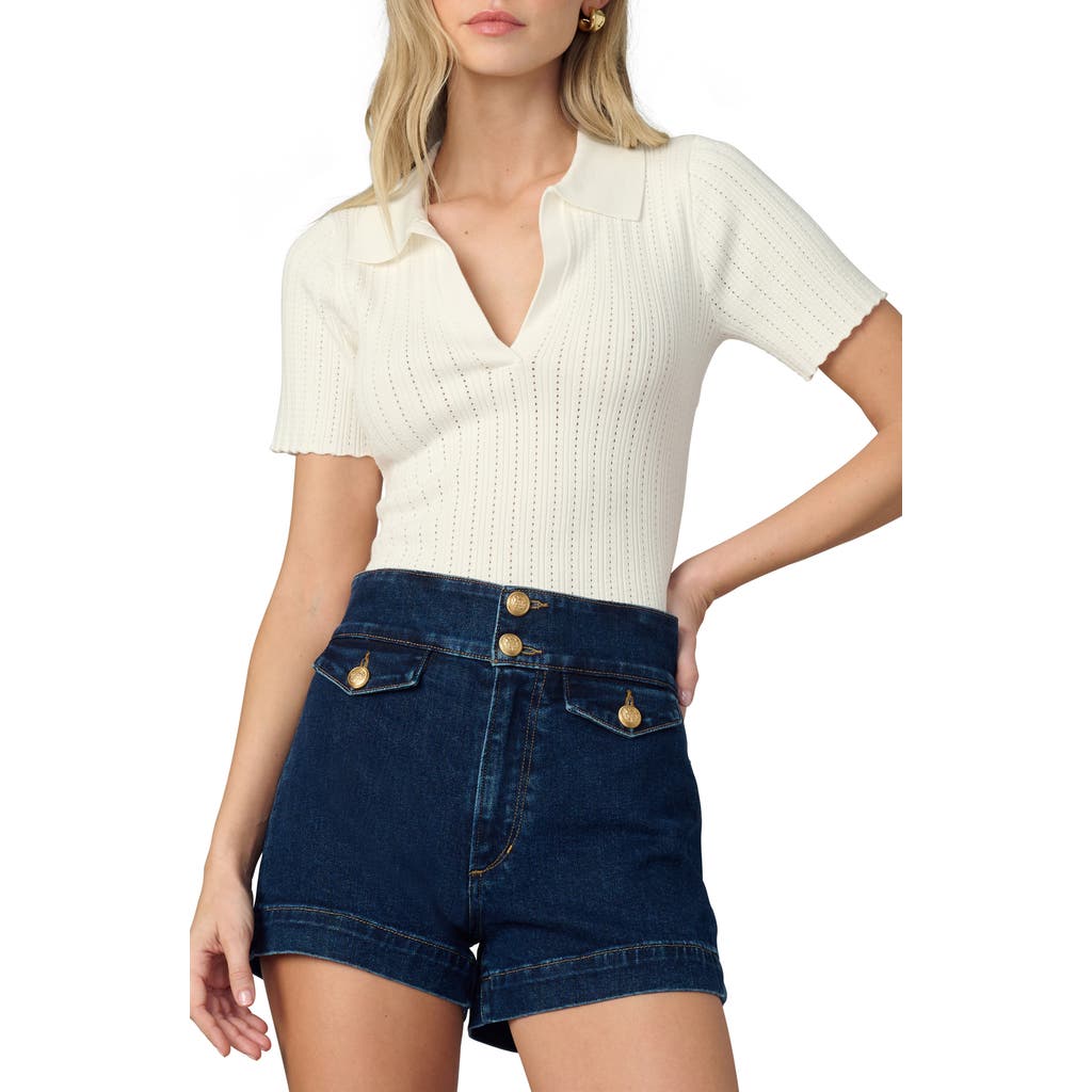 Joe's Joe's The Jess Pointelle Polo Sweater