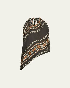 Johanna Ortiz Ancestral Asymmetric Halter Top