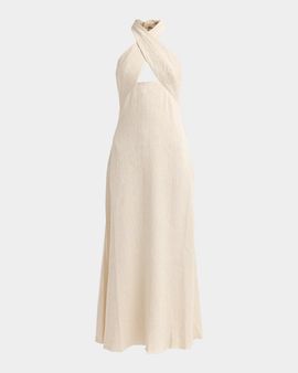 Johanna Ortiz Celeste Crinkle Ankle Dress