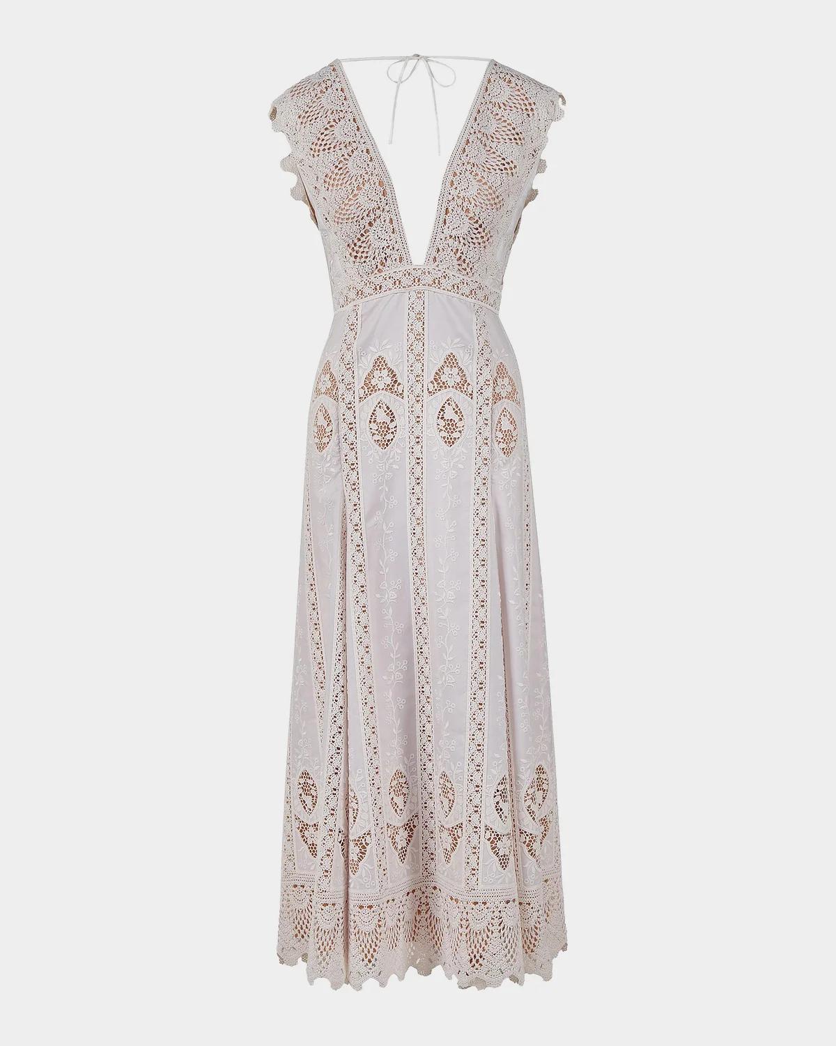 Johanna Ortiz Grace In The Open Fields Maxi Dress