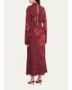 Johanna Ortiz In The Woods Printed Jacquard Ankle Dress - 3