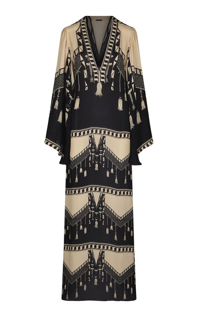 Johanna Ortiz Johanna Ortiz A Study Of Distance Printed Silk Maxi Dress