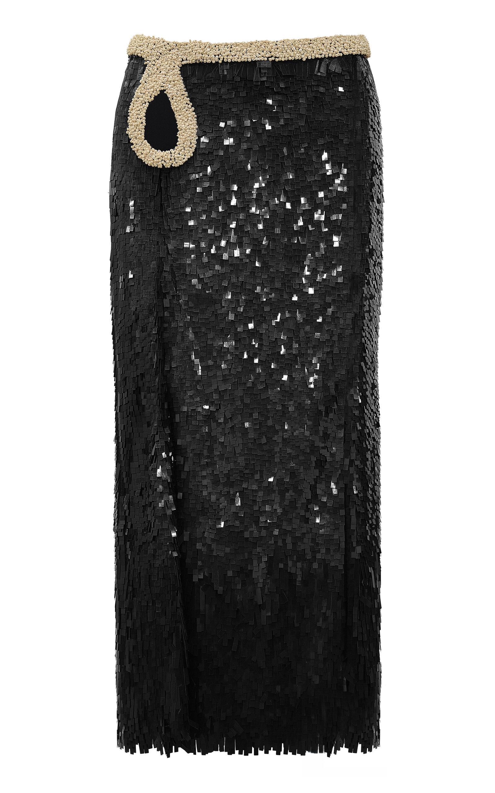 Johanna Ortiz Johanna Ortiz Among Sacred Ornaments Sequined Maxi Skirt
