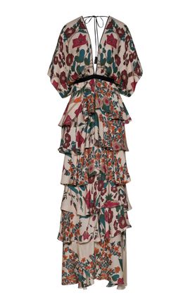 Johanna Ortiz Johanna Ortiz Ancestral Light Silk Maxi Dress