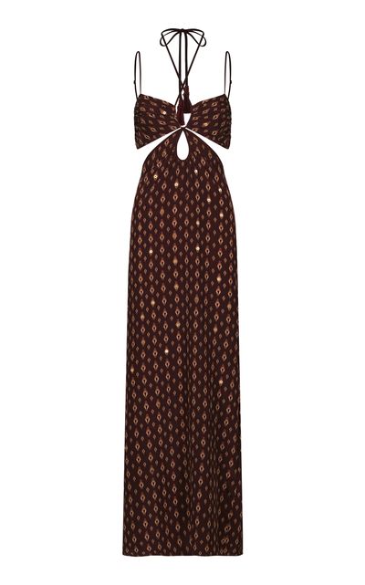 Johanna Ortiz Johanna Ortiz Andalusia Rhythms Silk Maxi Dress