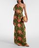 Johanna Ortiz Johanna Ortiz Asymmetric printed linen midi dress - 2