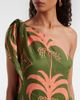 Johanna Ortiz Johanna Ortiz Asymmetric printed linen midi dress - 4