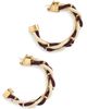 Johanna Ortiz Johanna Ortiz Baila Hoops Ecru/Dark Cherry One - 1