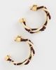 Johanna Ortiz Johanna Ortiz Baila Hoops Ecru/Dark Cherry One - 2