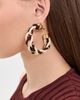 Johanna Ortiz Johanna Ortiz Baila Hoops Ecru/Dark Cherry One - 3