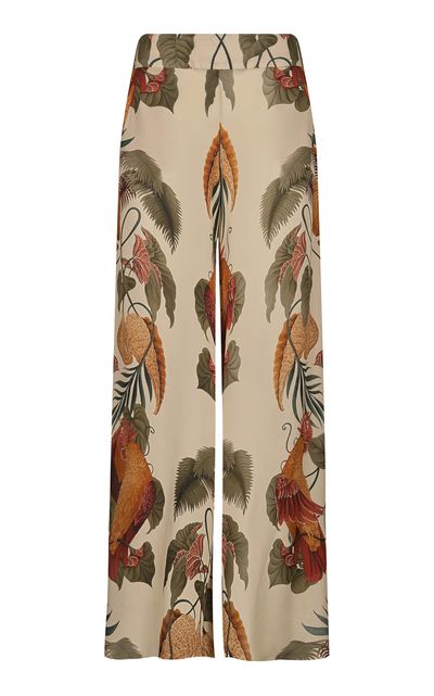 Johanna Ortiz Johanna Ortiz Brave Printed Silk WideLeg Pants
