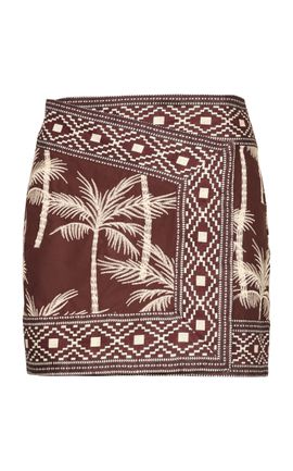 Johanna Ortiz Johanna Ortiz Chaski Wrap Mini Skirt