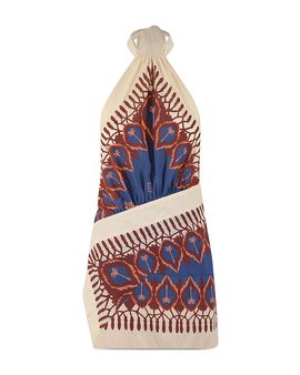 Johanna Ortiz Johanna Ortiz Dreamer Cotton Halter Neck Mini Dress