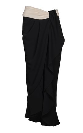 Johanna Ortiz Johanna Ortiz Echos Of The Grand Salon WrapFront Midi Skirt