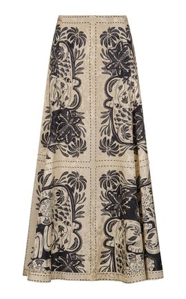 Johanna Ortiz Johanna Ortiz Encanto De Isla Printed Maxi Skirt