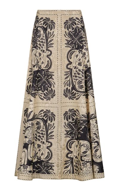 Johanna Ortiz Johanna Ortiz Encanto De Isla Printed Maxi Skirt