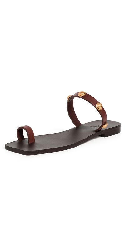 Johanna Ortiz Johanna Ortiz Gold Jungle Luxe Sandals Warm Brown/Gold