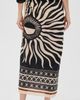 Johanna Ortiz Johanna Ortiz Golden Horizon Pareo BLACK / ECRU One - 3