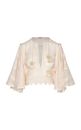 Johanna Ortiz Johanna Ortiz Golden Tide Cotton Top
