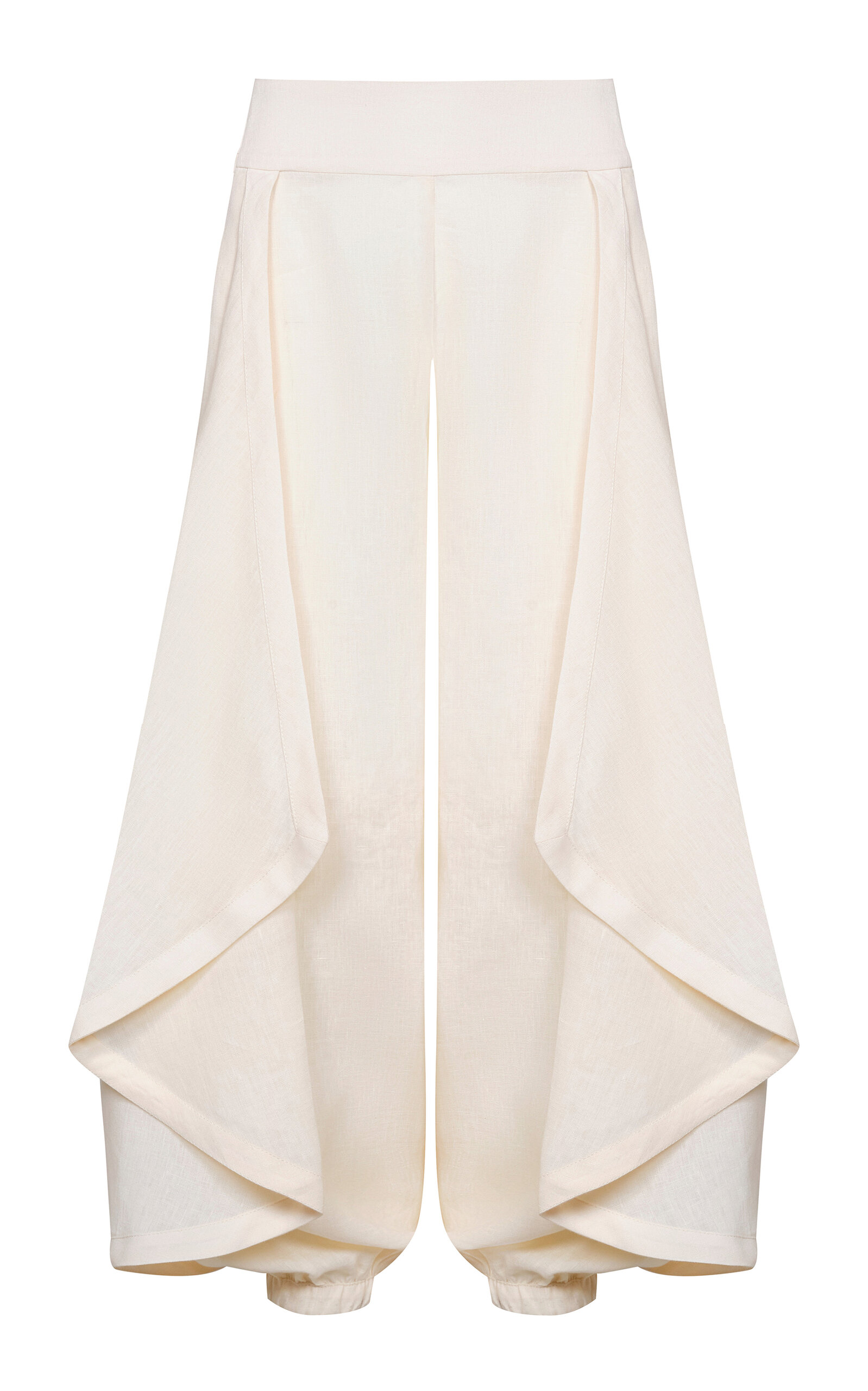 Johanna Ortiz Johanna Ortiz Heat Echo Overlayed Linen Pants