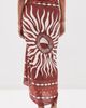Johanna Ortiz Johanna Ortiz Horizon Pareo Wine/Ecru/Rose One - 3