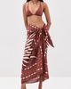 Johanna Ortiz Johanna Ortiz Horizon Pareo Wine/Ecru/Rose One - 6
