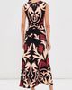 Johanna Ortiz Johanna Ortiz Horizonte Mistico Midi Dress BLACK / ECRU - 3