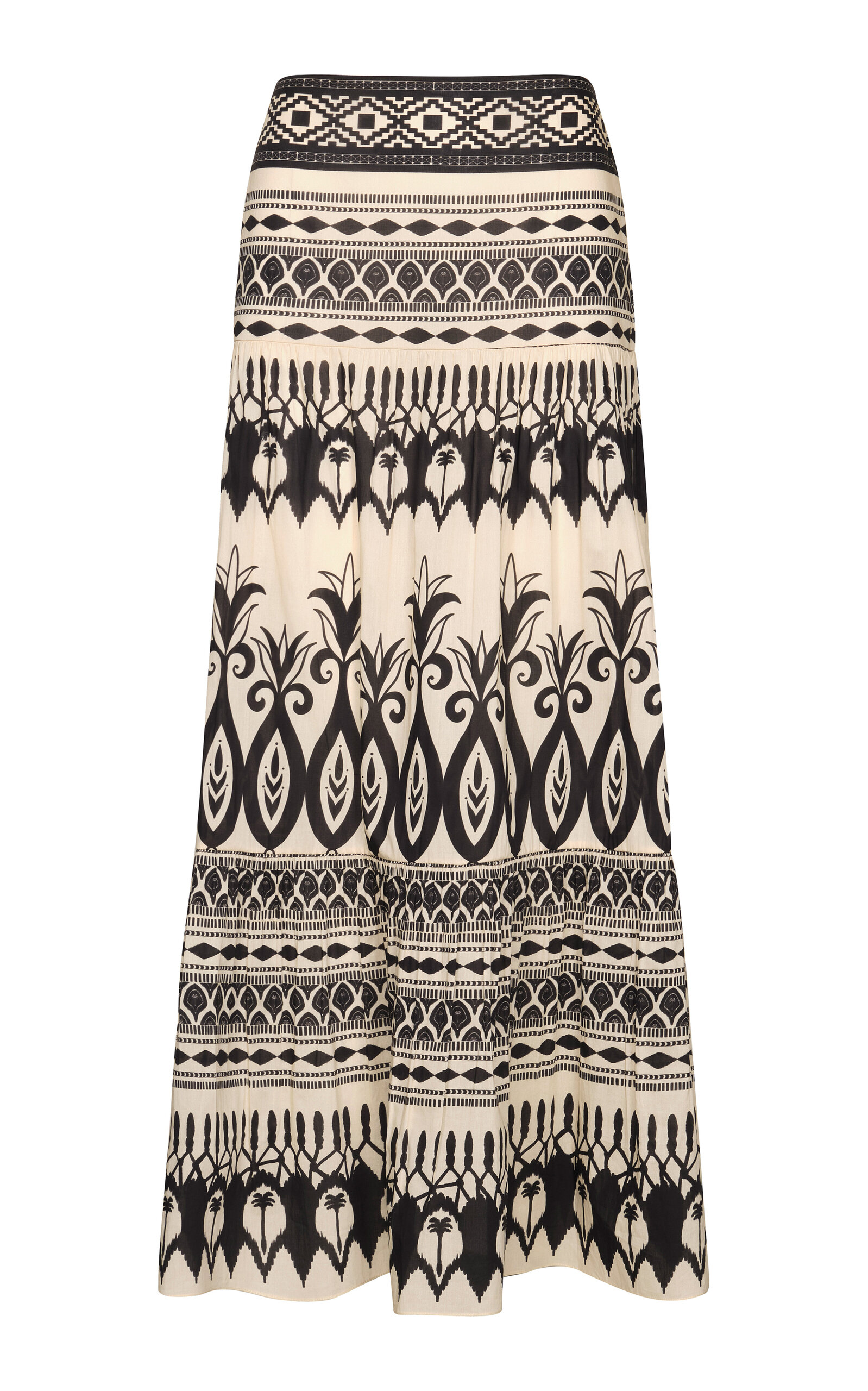 Johanna Ortiz Johanna Ortiz Mapuche Territorio Atemporal Cotton Maxi Skirt