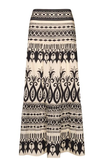 Johanna Ortiz Johanna Ortiz Mapuche Territorio Atemporal Cotton Maxi Skirt