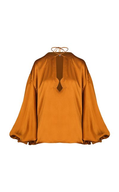 Johanna Ortiz Johanna Ortiz Moon Amulet Silk Top