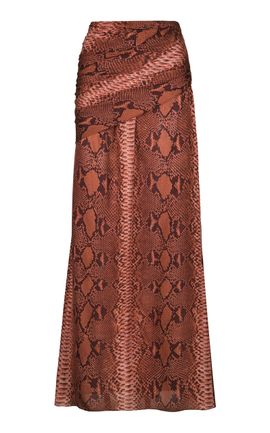 Johanna Ortiz Johanna Ortiz Niebla Rosa Silk Maxi Skirt
