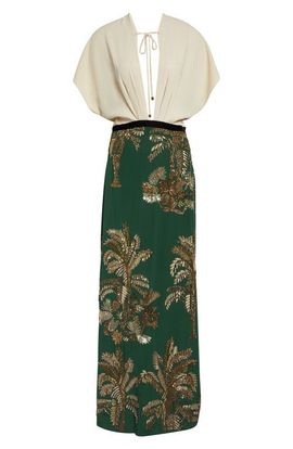 slim fit dress slacks Dixie Maxi Dress Green Ombre