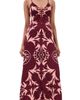 Johanna Ortiz Johanna Ortiz Nuestra Tierra Ankle Dress Wine - 1