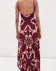 Johanna Ortiz Johanna Ortiz Nuestra Tierra Ankle Dress Wine - 3