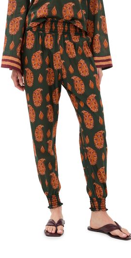 Johanna Ortiz Johanna Ortiz Oasis of The Rider Pants Green/Rose