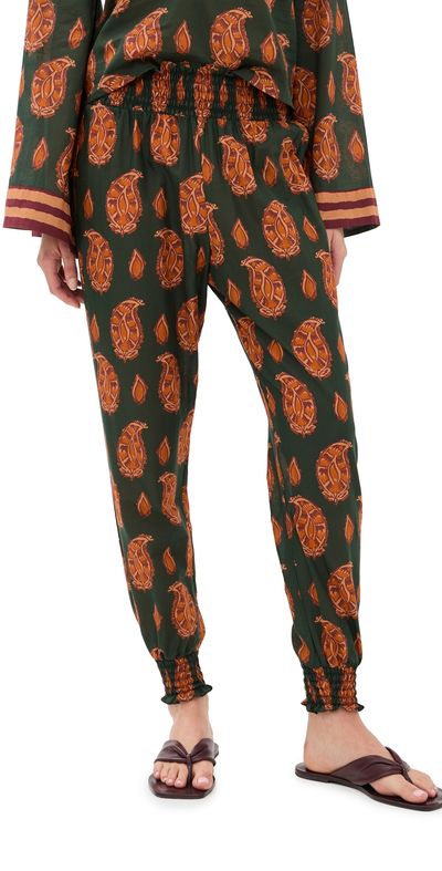 Johanna Ortiz Johanna Ortiz Oasis of The Rider Pants Green/Rose