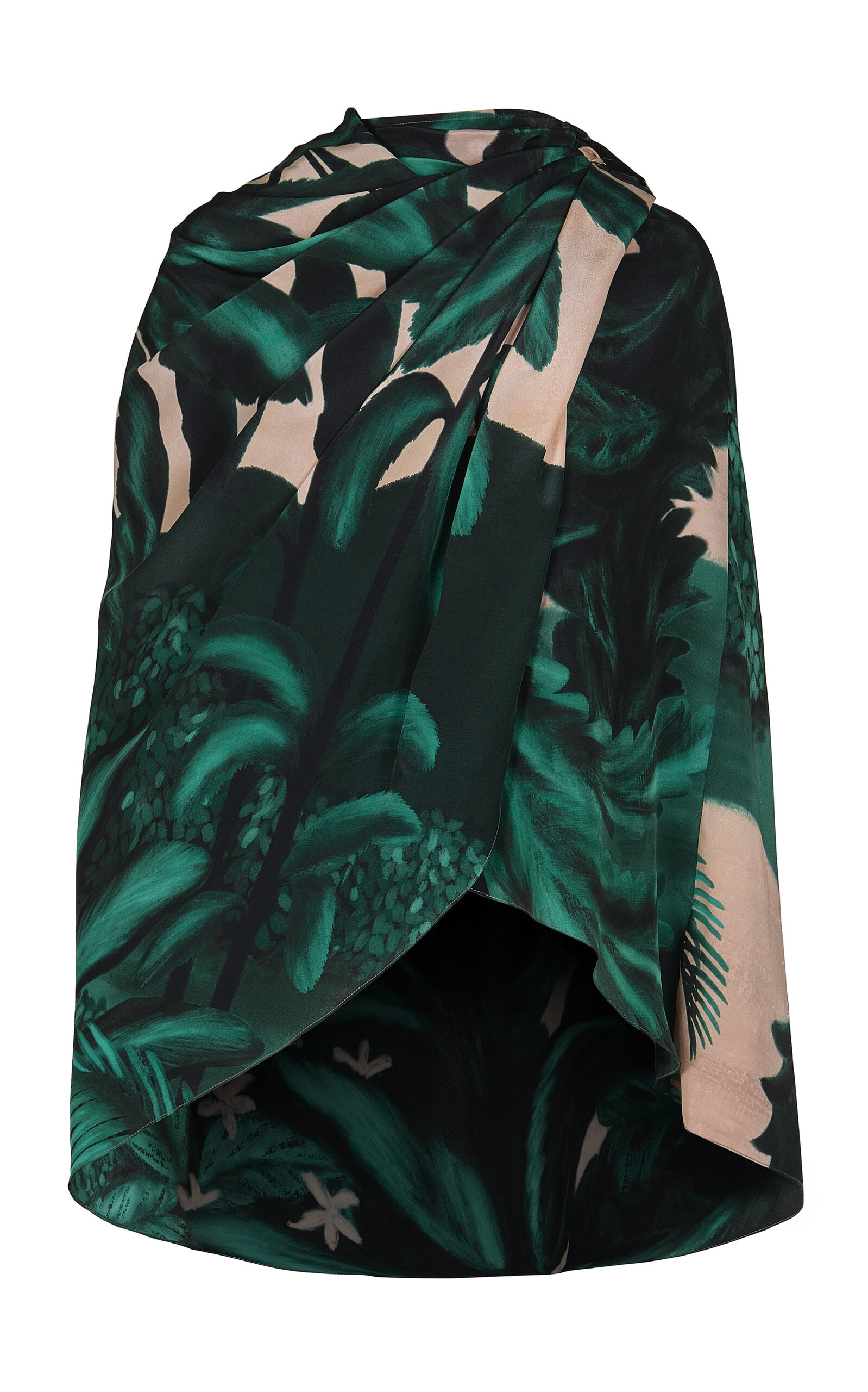 Johanna Ortiz Johanna Ortiz Painted Horizons Printed Silk Cape